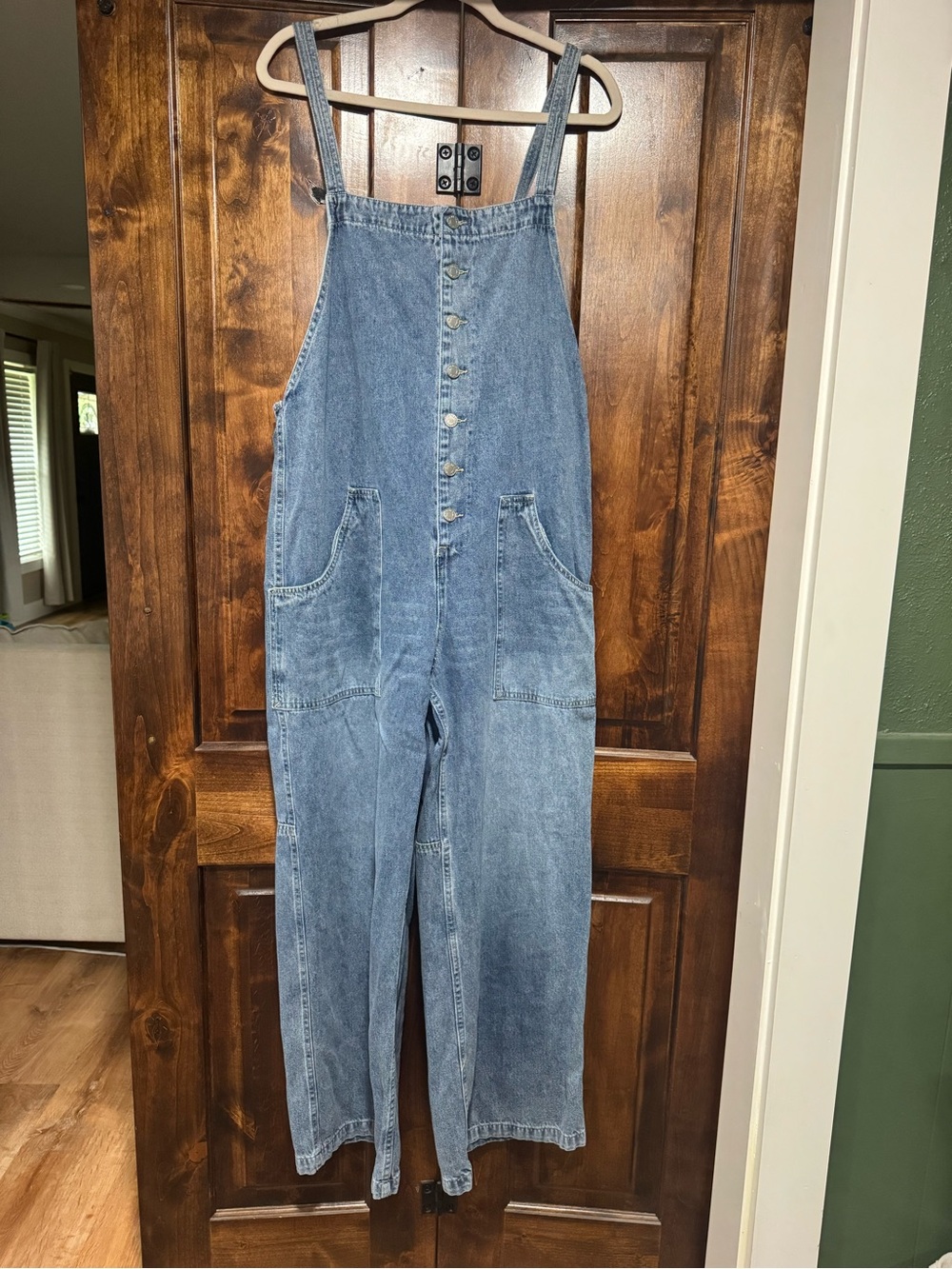 By Together Light Blue Denim Overalls